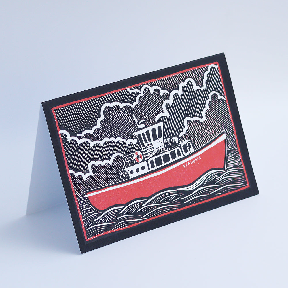 Seahorse Scilly Card