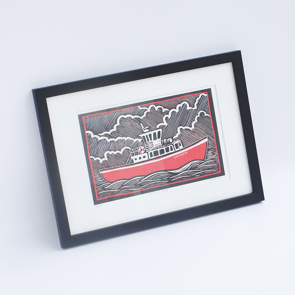 'Seahorse Scilly' Digital Print