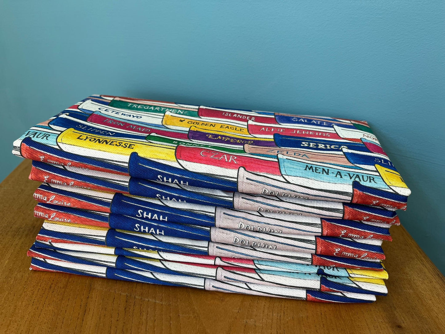 Scilly Gigs Tea Towel