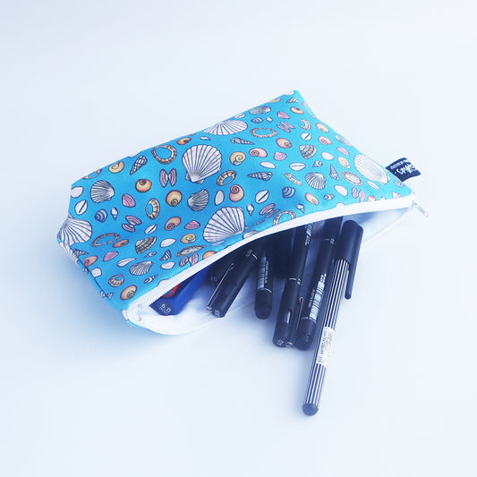 Scilly Shells Zipped Pouch