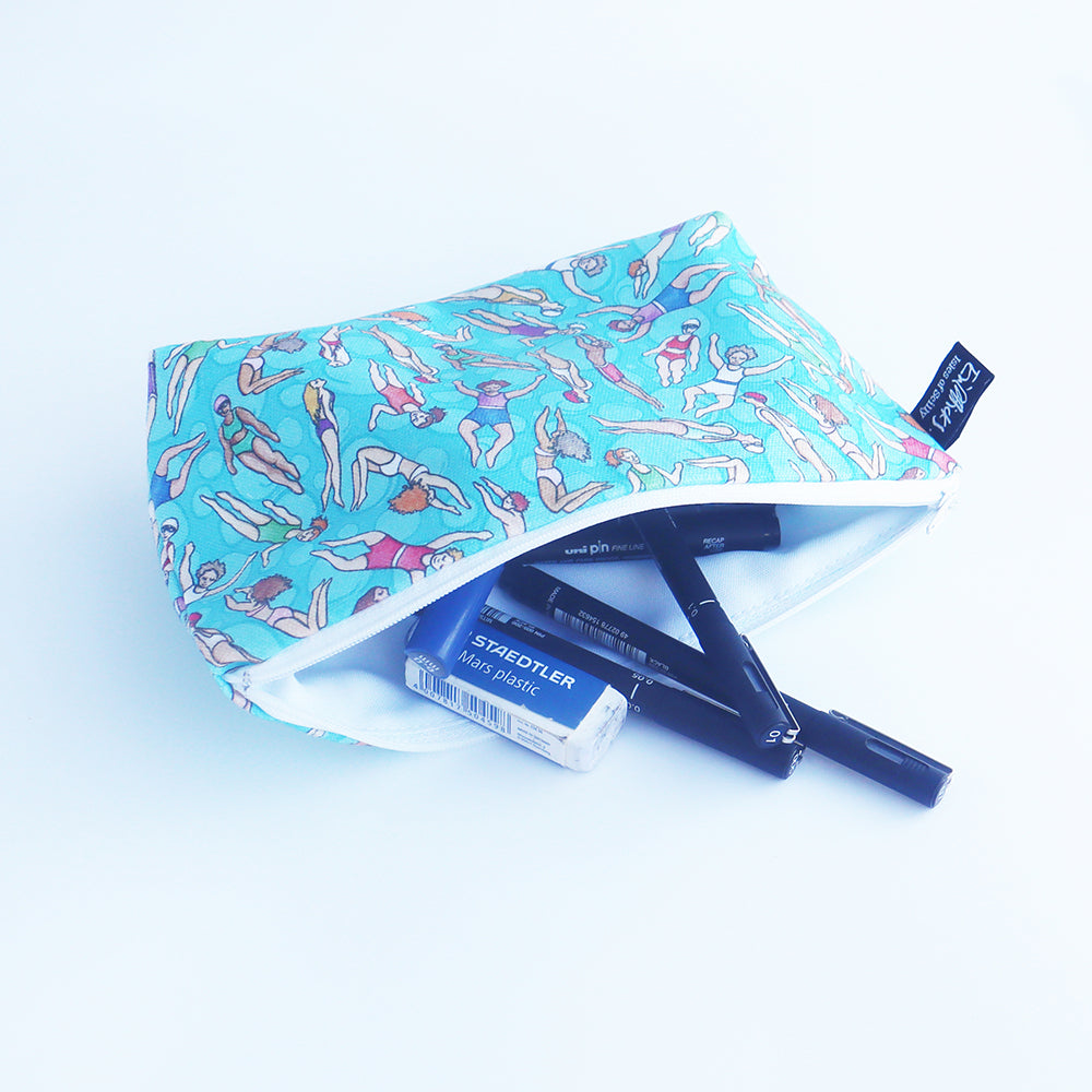 Scilly Swimmers Zipped Pouch