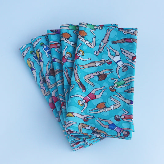 Scilly Swimmers Tea Towel