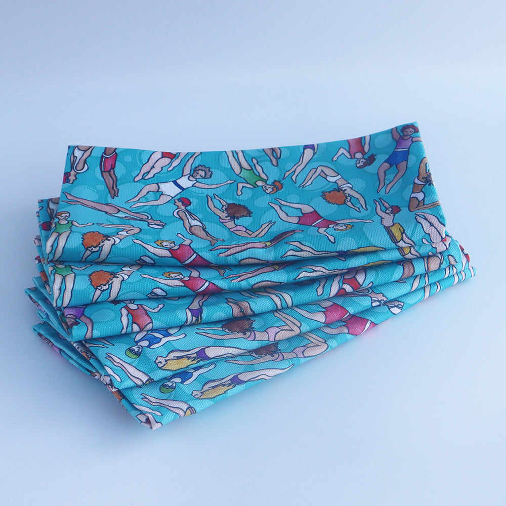 Scilly Swimmers Tea Towel