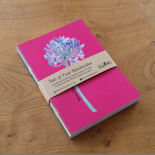 Flower Notebook (set of four)